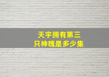 天宇拥有第三只神魄是多少集