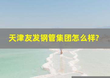 天津友发钢管集团怎么样?