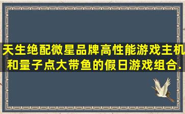 天生绝配,微星品牌高性能游戏主机和量子点大带鱼的假日游戏组合...