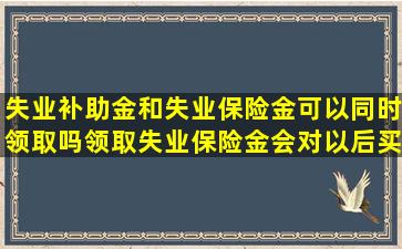 失业补助金和失业保险金可以同时领取吗(领取失业保险金会对以后买