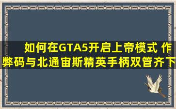 如何在GTA5开启上帝模式 作弊码与北通宙斯精英手柄双管齐下