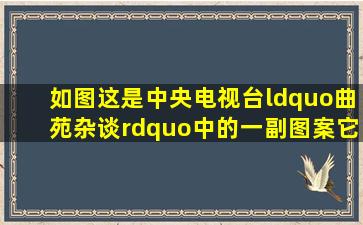 如图,这是中央电视台“曲苑杂谈”中的一副图案,它是一扇形图形,其中...