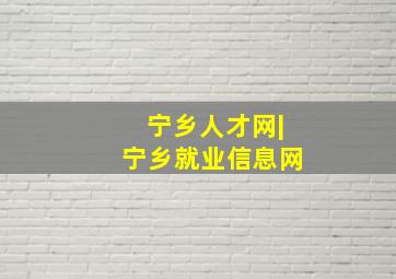 宁乡人才网|宁乡就业信息网