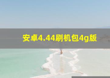 安卓4.44刷机包4g版