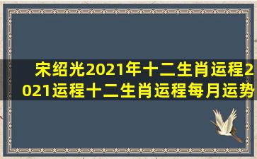 宋绍光2021年十二生肖运程,2021运程十二生肖运程每月运势 