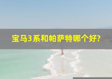 宝马3系和帕萨特哪个好?