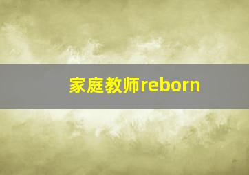 家庭教师reborn