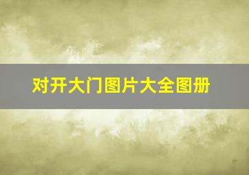 对开大门图片大全图册