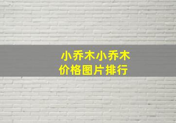 小乔木小乔木价格、图片、排行 