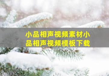 小品相声视频素材小品相声视频模板下载