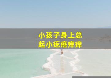 小孩子身上总起小疙瘩痒痒