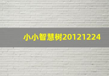 小小智慧树20121224