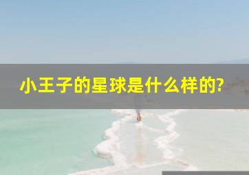 小王子的星球是什么样的?