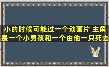 小的时候可能过一个动画片 主角是一个小男孩和一个由他一只死去的...