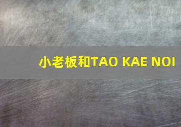 小老板和TAO KAE NOI