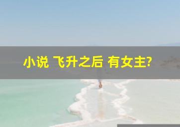 小说 《飞升之后》 有女主?