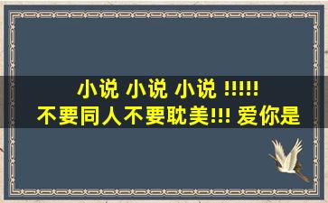 小说 小说 小说 !!!!! 不要同人不要耽美!!! 《爱你,是我做过最好的事》 ...