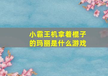 小霸王机拿着棍子的玛丽是什么游戏