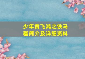 少年黄飞鸿之铁马骝简介及详细资料