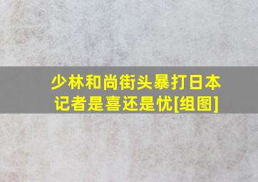 少林和尚街头暴打日本记者是喜还是忧([组图]