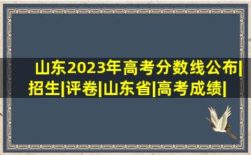 山东2023年高考分数线公布|招生|评卷|山东省|高考成绩|春季高考|全 ...