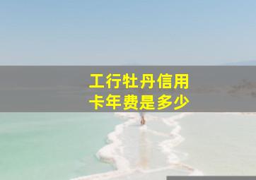 工行牡丹信用卡年费是多少