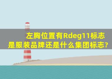 左胸位置有R°11标志,是服装品牌还是什么集团标志?