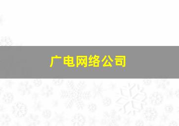 广电网络公司