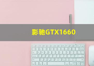 影驰GTX1660