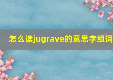 怎么读(jù)的意思,字组词