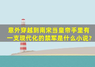 意外穿越到南宋当皇帝手里有一支现代化的禁军是什么小说?