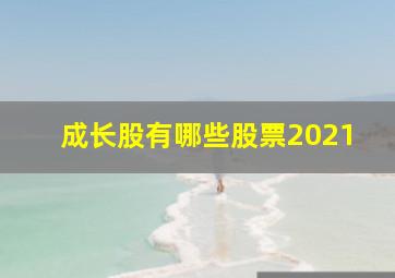 成长股有哪些股票2021