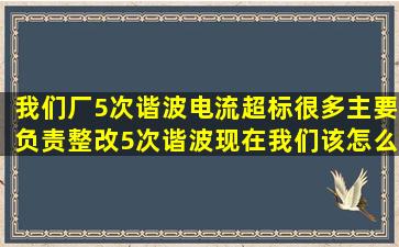 我们厂5次谐波电流超标很多,主要负责整改5次谐波。现在我们该怎么...