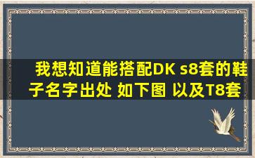 我想知道能搭配DK s8套的鞋子名字出处, 如下图。 (以及T8套)