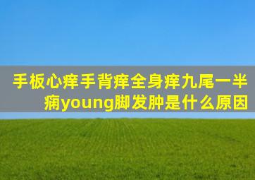 手板心痒手背痒全身痒九尾一半痫young脚发肿是什么原因