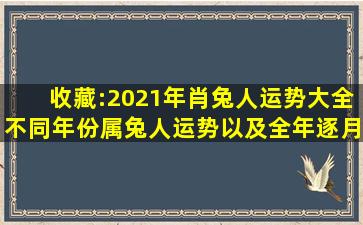 收藏:2021年肖兔人运势大全不同年份属兔人运势以及全年逐月运势分