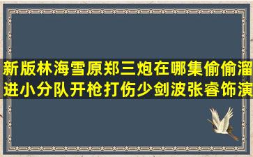 新版林海雪原郑三炮在哪集偷偷溜进小分队开枪打伤少剑波(张睿饰演)?