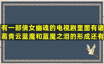 有一部倩女幽魂的电视剧,里面有诸葛青云,蓝魔,和蓝魔之泪的形成,还有...