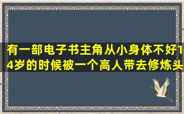 有一部电子书主角从小身体不好14岁的时候被一个高人带去修炼头