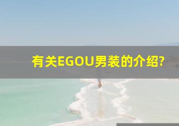 有关EGOU男装的介绍?