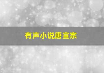 有声小说唐宣宗