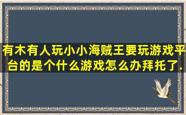 有木有人玩小小海贼王要玩游戏平台的(是个什么游戏(怎么办拜托了...