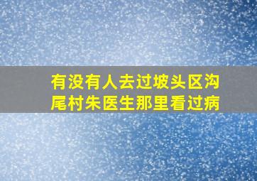 有没有人去过坡头区沟尾村朱医生那里看过病