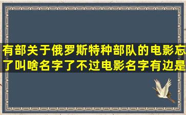 有部关于俄罗斯特种部队的电影忘了叫啥名字了,不过电影名字有边是...