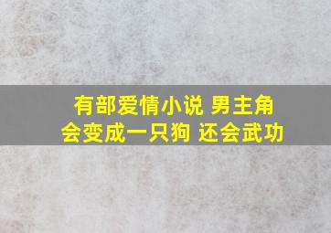 有部爱情小说 男主角会变成一只狗 还会武功