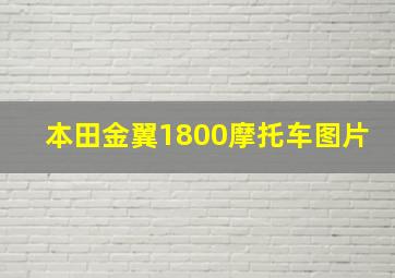 本田金翼1800摩托车图片