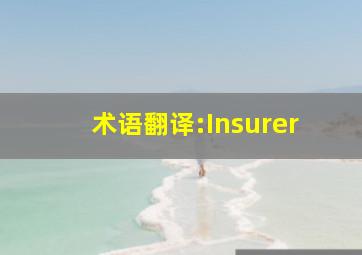 术语翻译:Insurer()