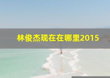 林俊杰现在在哪里2015