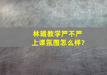 林曦教学严不严,上课氛围怎么样?