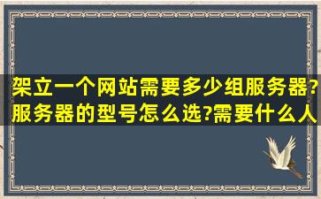 架立一个网站需要多少组服务器?服务器的型号怎么选?需要什么人才...